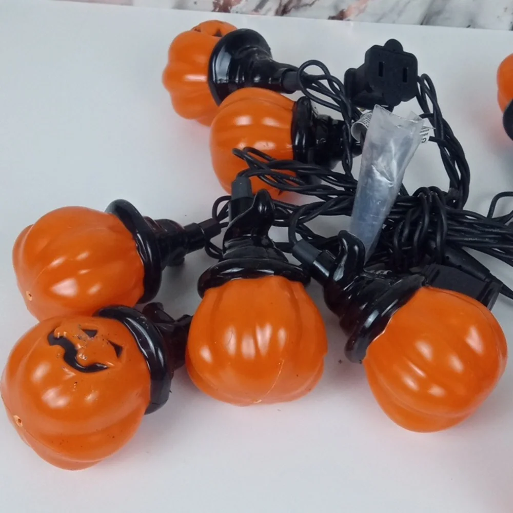 👻 Halloween Jack-O'-Lantern String Lights